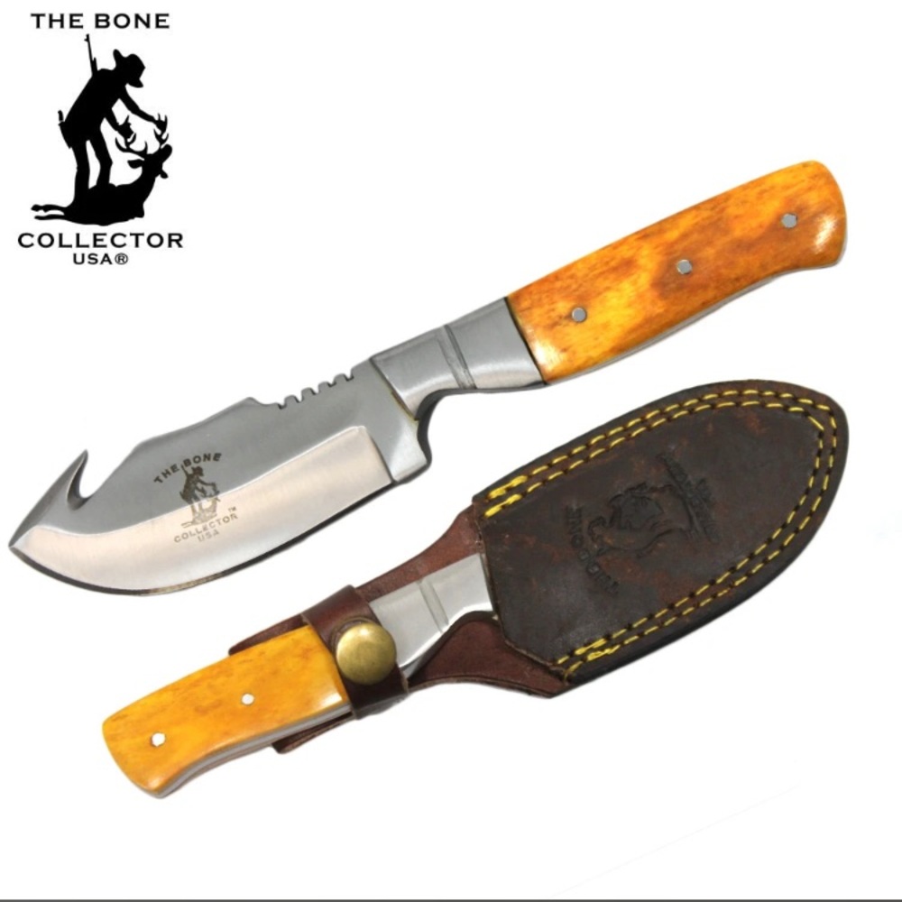 Bone Collector 7.5” Knife with Gut Hook